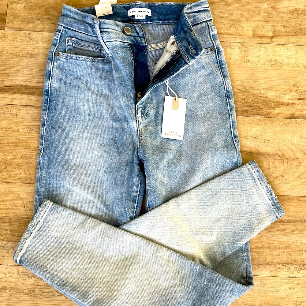 Good American Goid Waist ombré jeans 2/26
